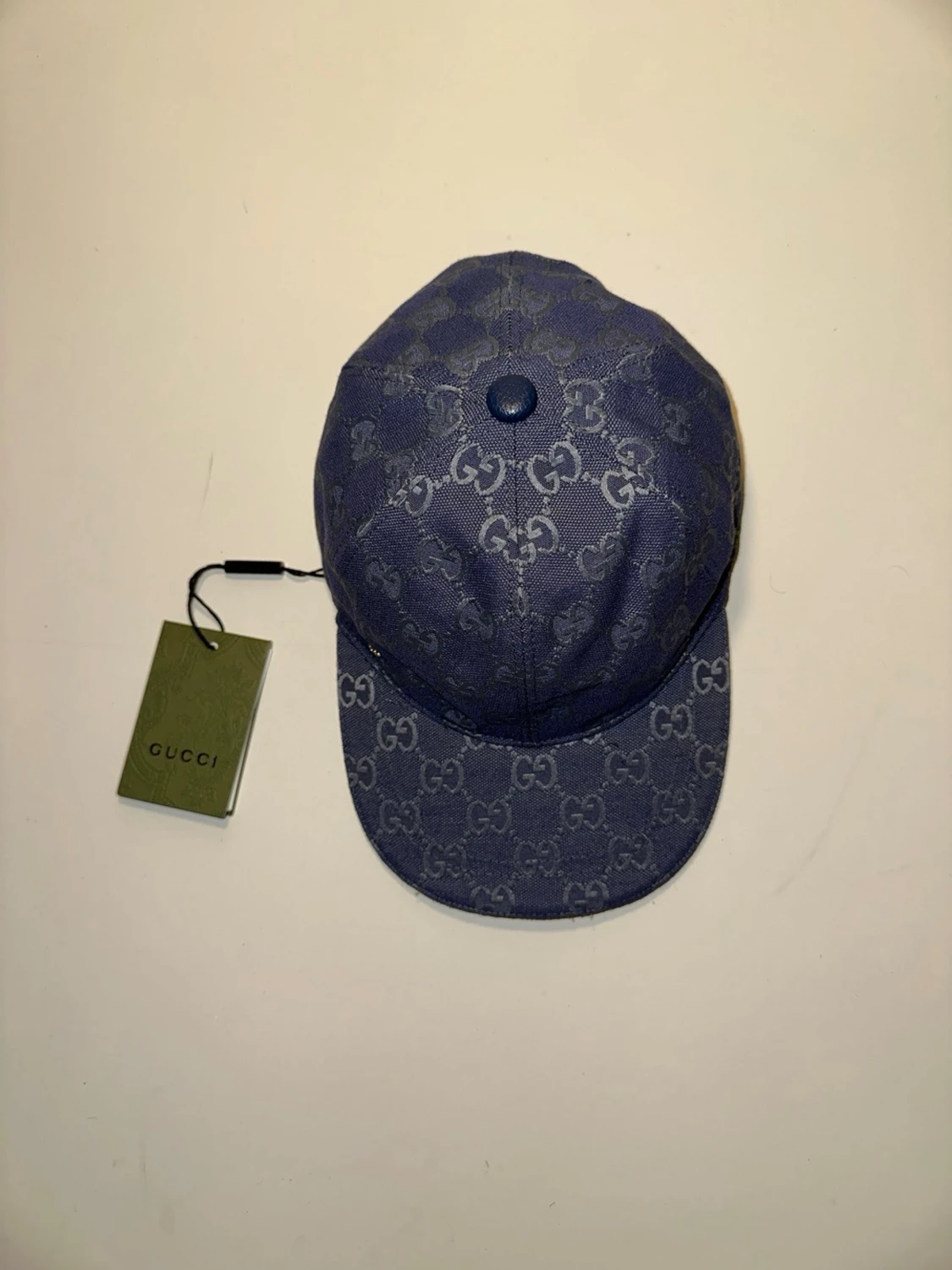 Blå GG-monogram keps från Gucci - 1