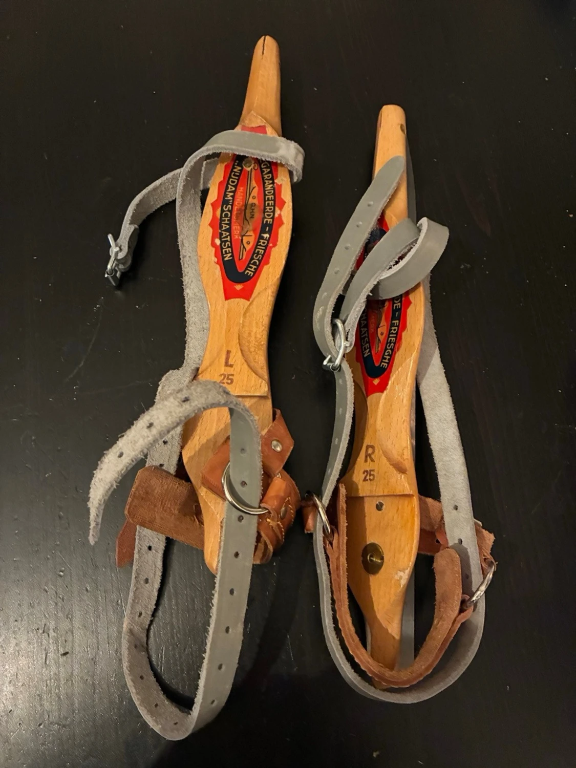 Nijdam träskridskor med läderremmar - 2