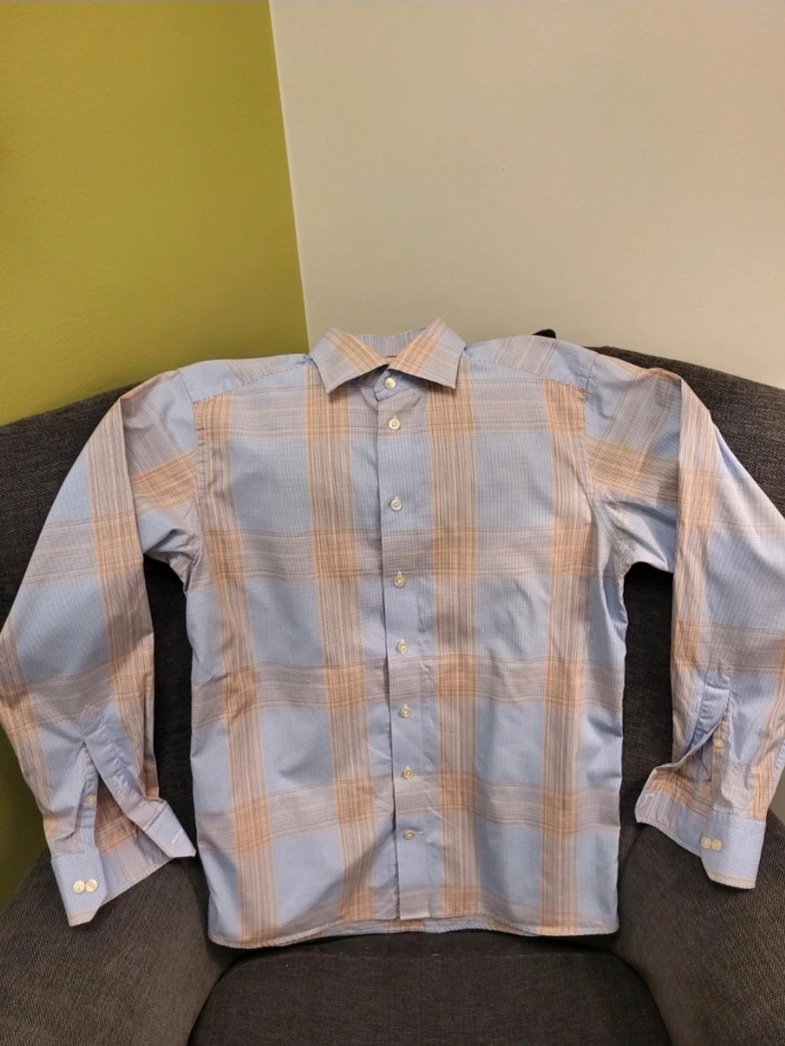 Rutig skjorta från Eton i bomull 40 15 3/4 - 1