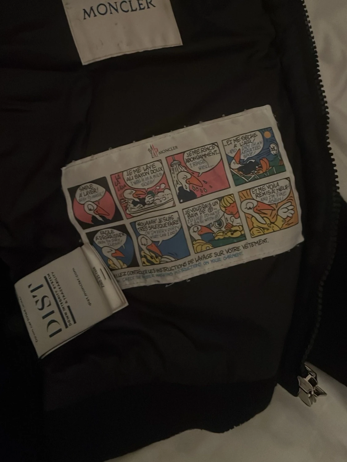 Svart pufferjacka från Moncler - 2