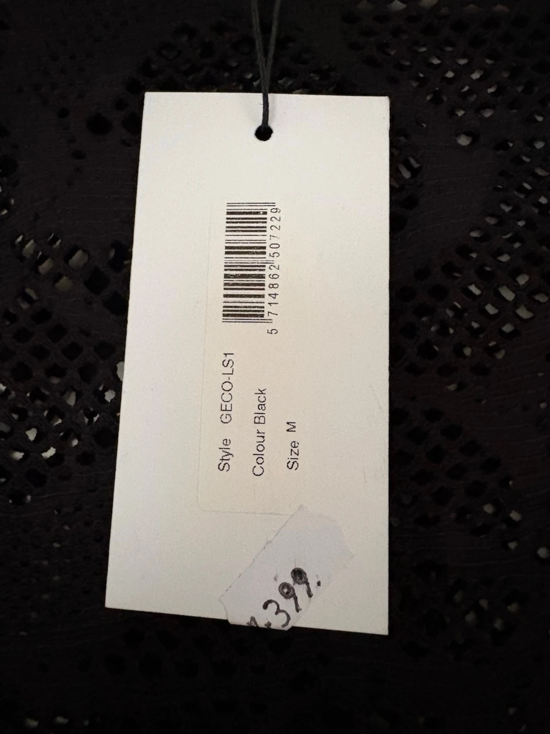 Svart spetsig långärmad topp Sisters Point prislapp kvar  - 4