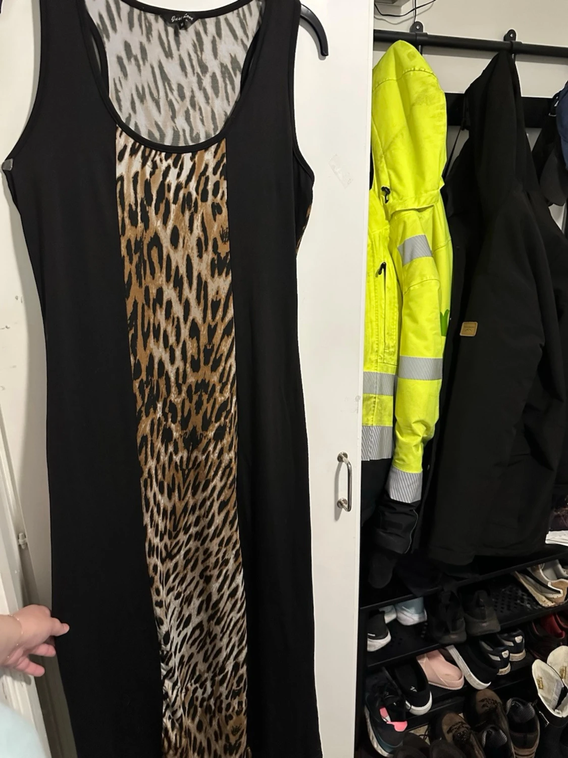 Leopardmönstrad långklänning Just Love strl: L - 2