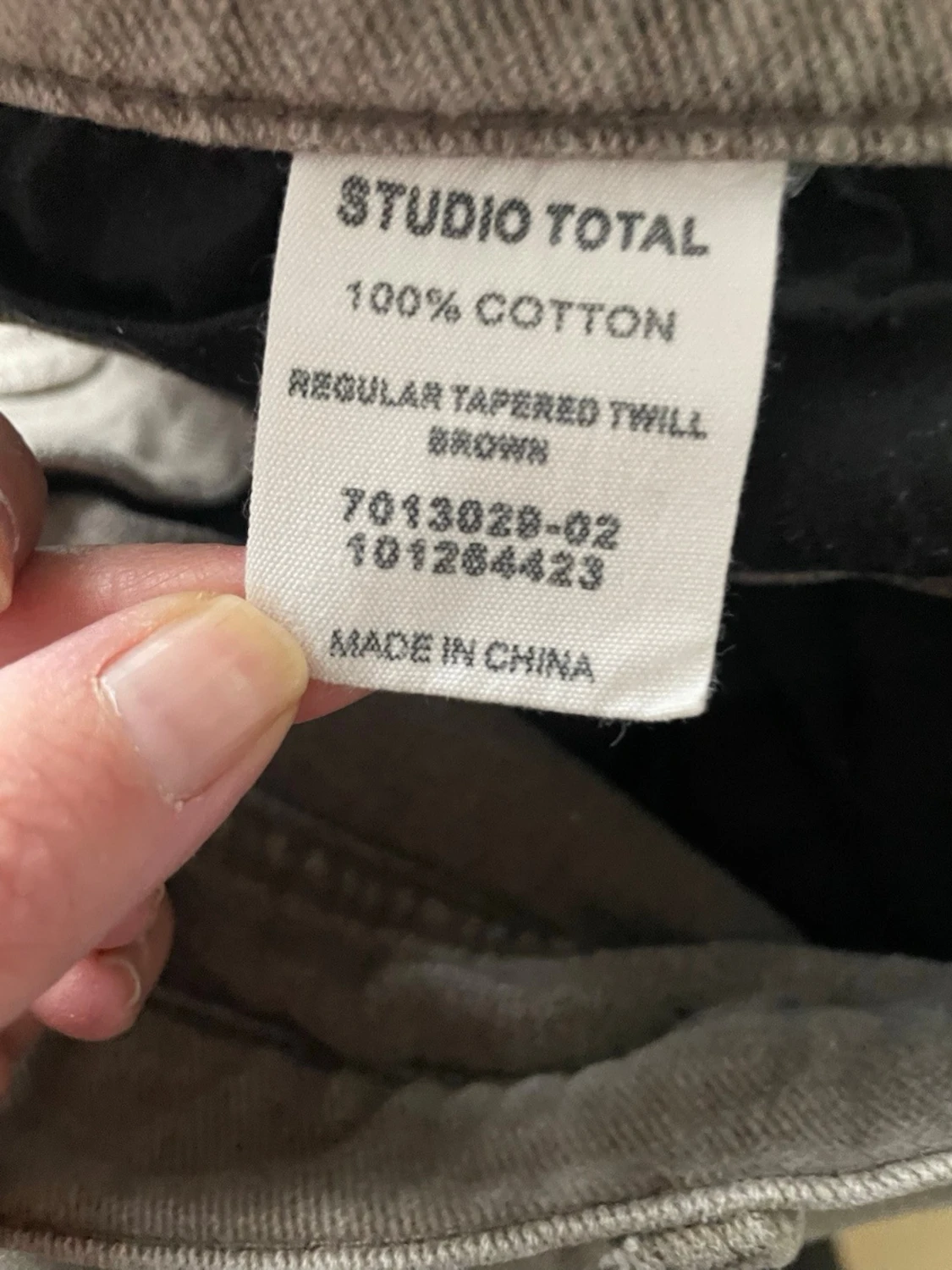 Beige raka jeans från Studio Total - 3