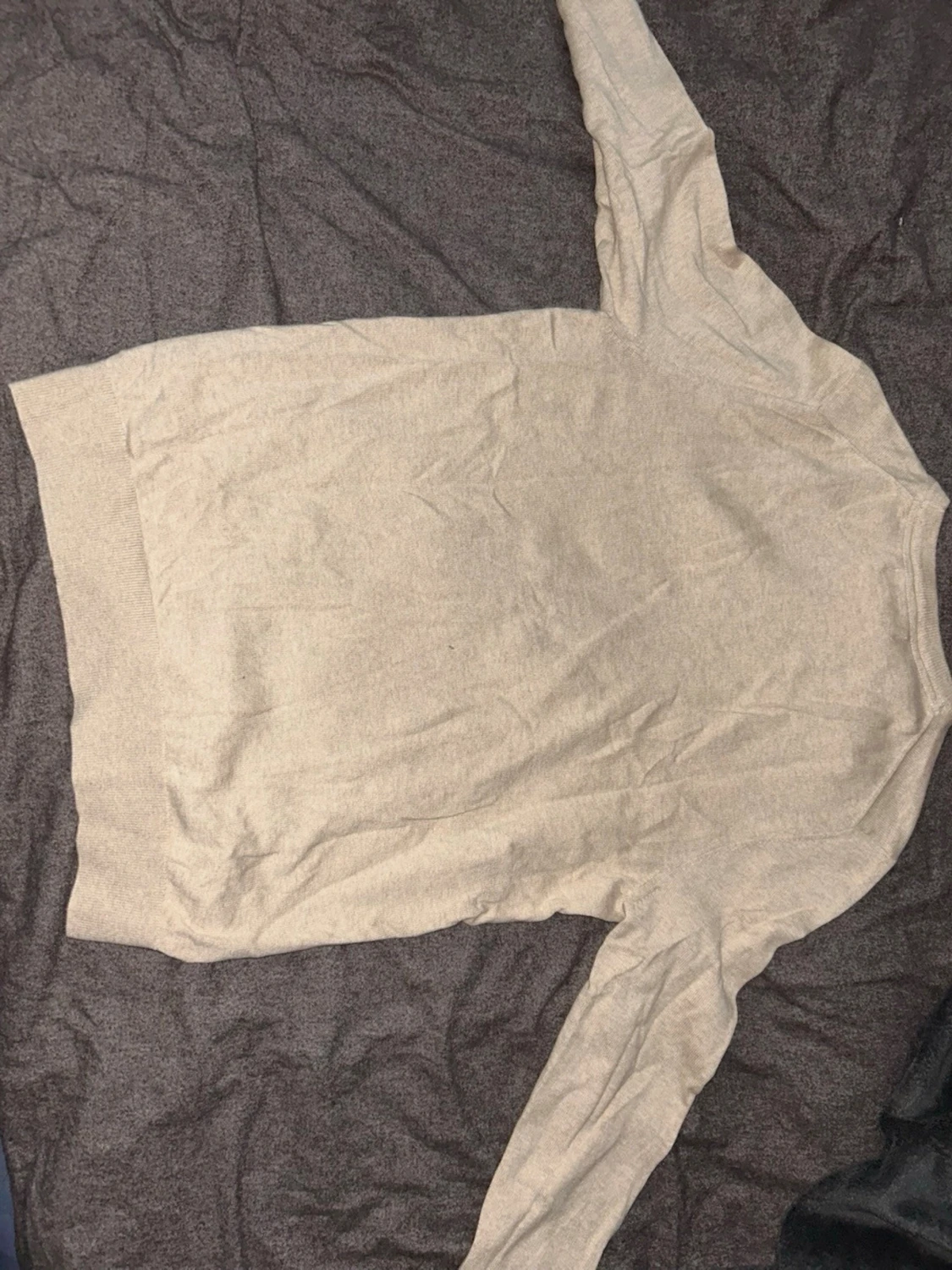 Beige stickad tröja Brown Avenue - 2