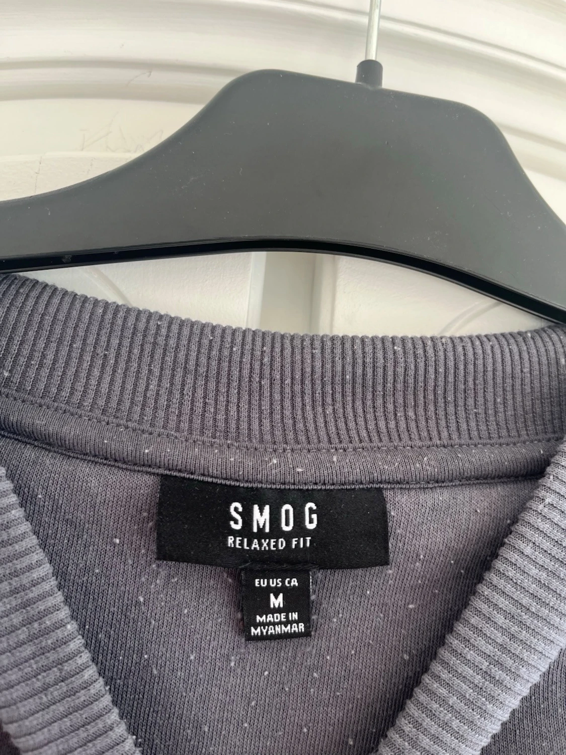 Grå sweatshirt från SMOG relaxed fit - 1