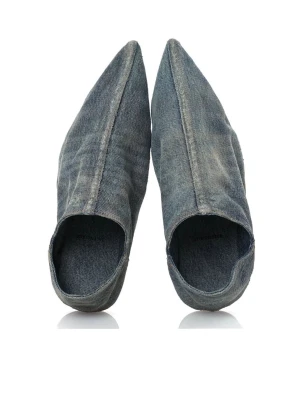 Balenciaga  - Balenciaga ss24 Babouche pointy denim mules  Rrp 795€ Sz 42