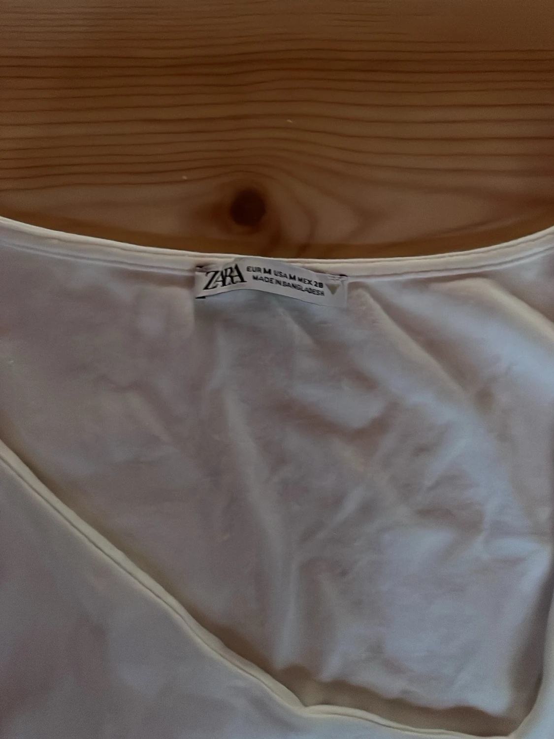 Vit oneshoulder topp från Zara - 1