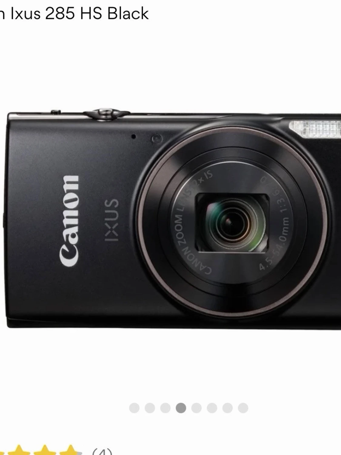 Söker Canon IXUS 285 HS digitalkamera svart