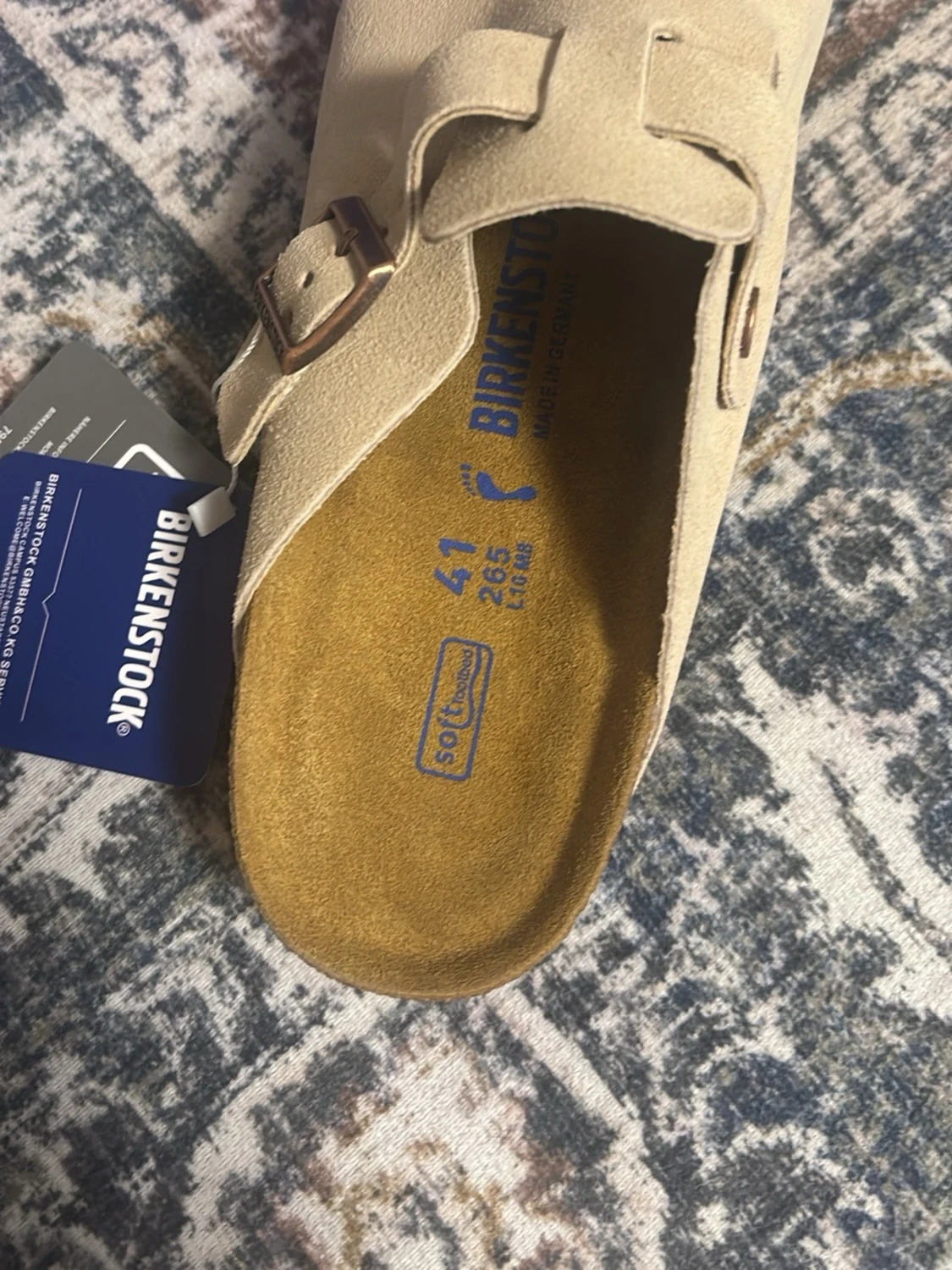Birkenstock boston bs ’sand’ - 1