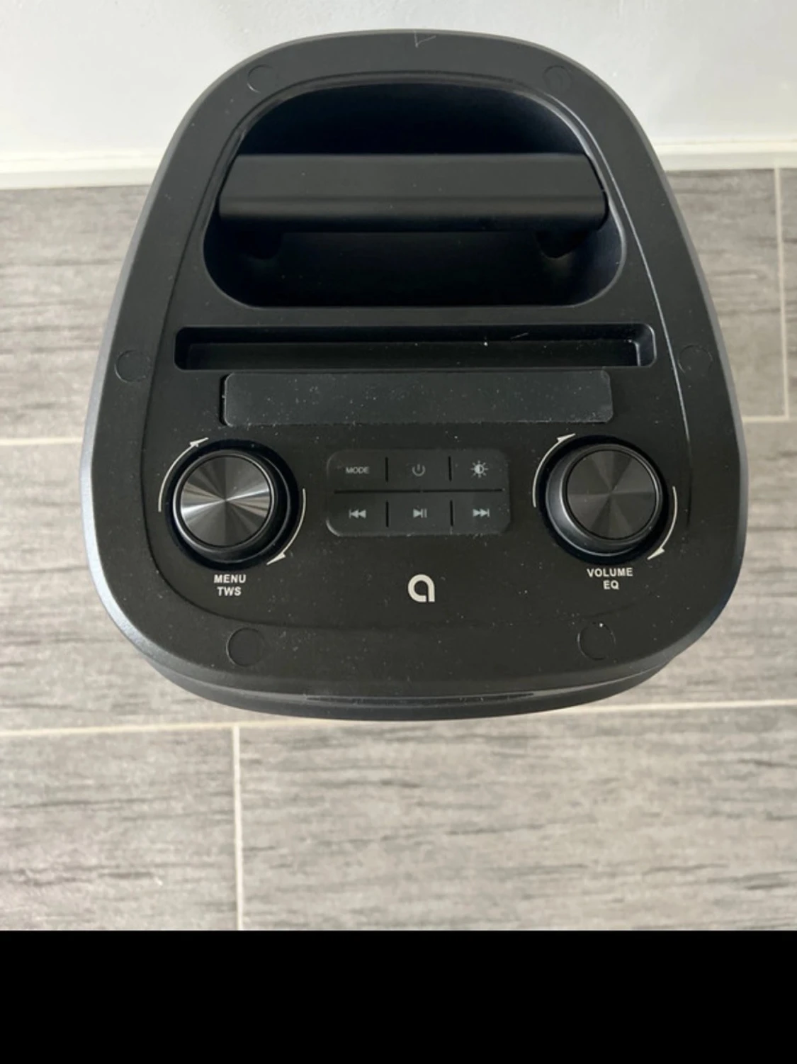 Stor bärbar högtalare med LED-ljus - 3