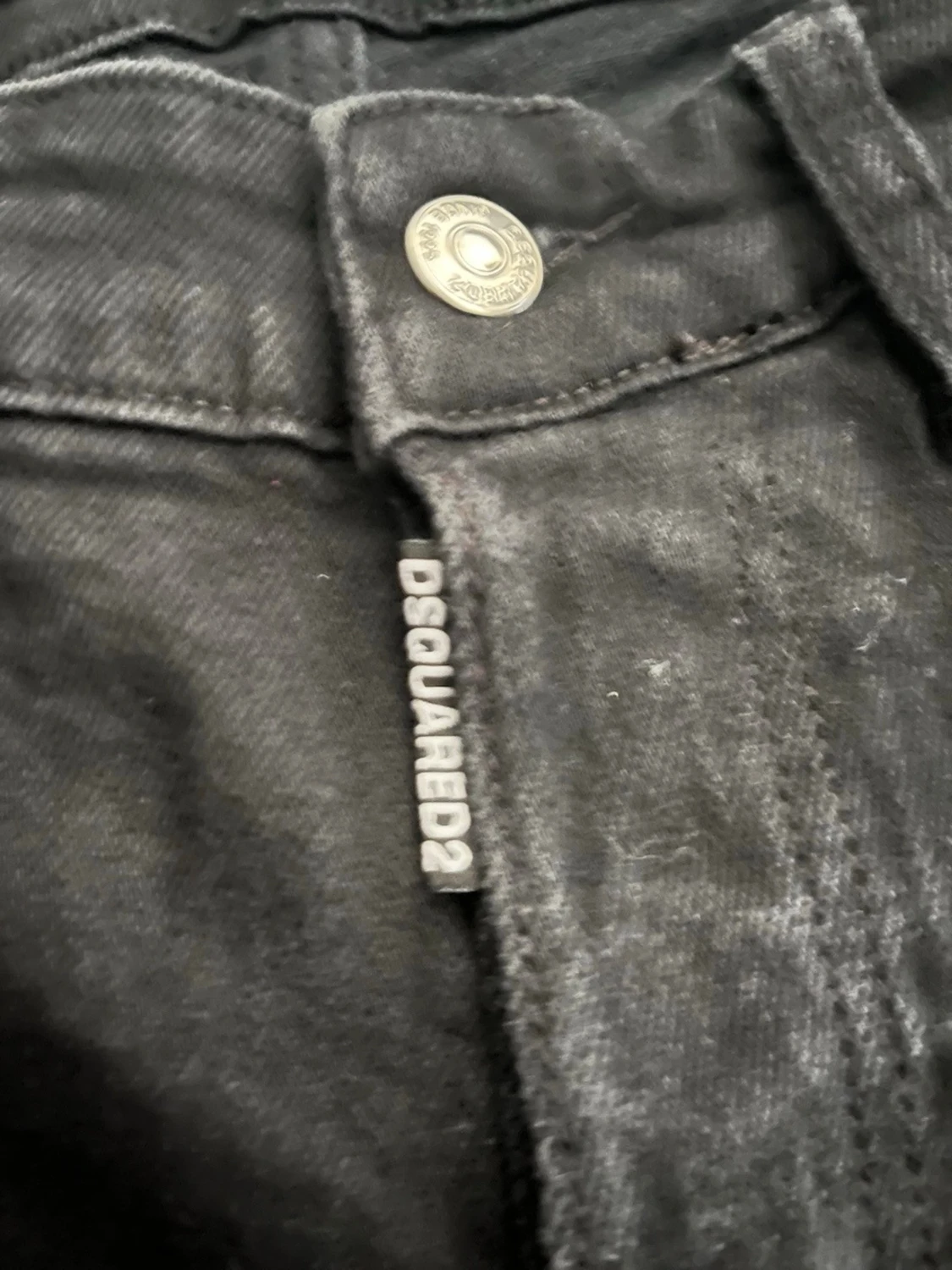 Svarta skinny jeans med dragkedja - 3