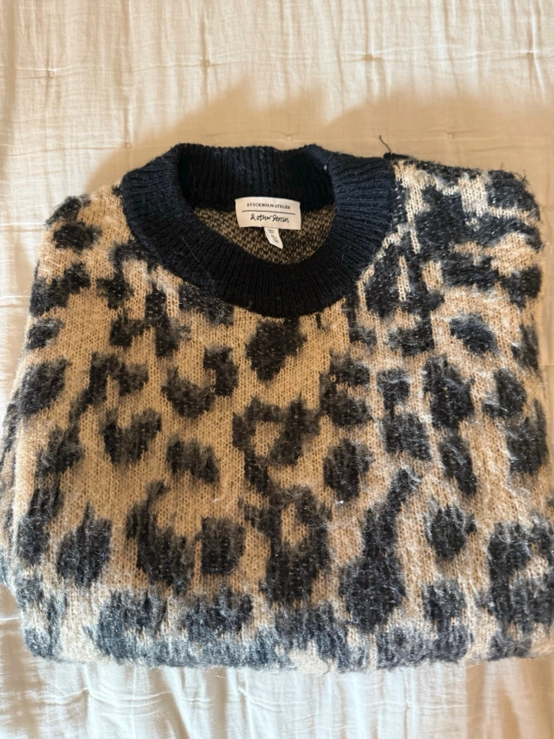 ❤️Leopardmönstrad stickad tröja från & other stories ❤️ - 1