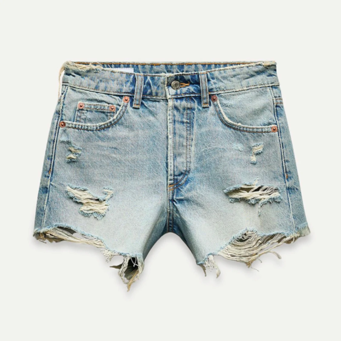 Blå jeansshorts från Zara