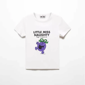 Little Miss T-shirt - Säljer denna helt nya och oanvända helt underbara t shirt. Superskön med 100% bomull och i perfekt skick. Storlek M. Nypris 240kr. Normal passform.