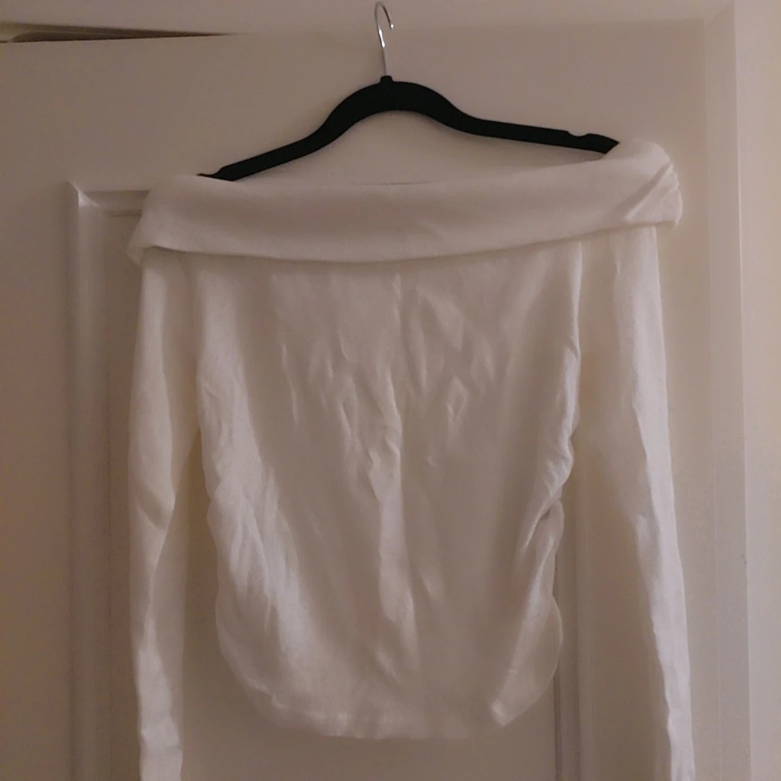 Vit offshoulder topp - 90