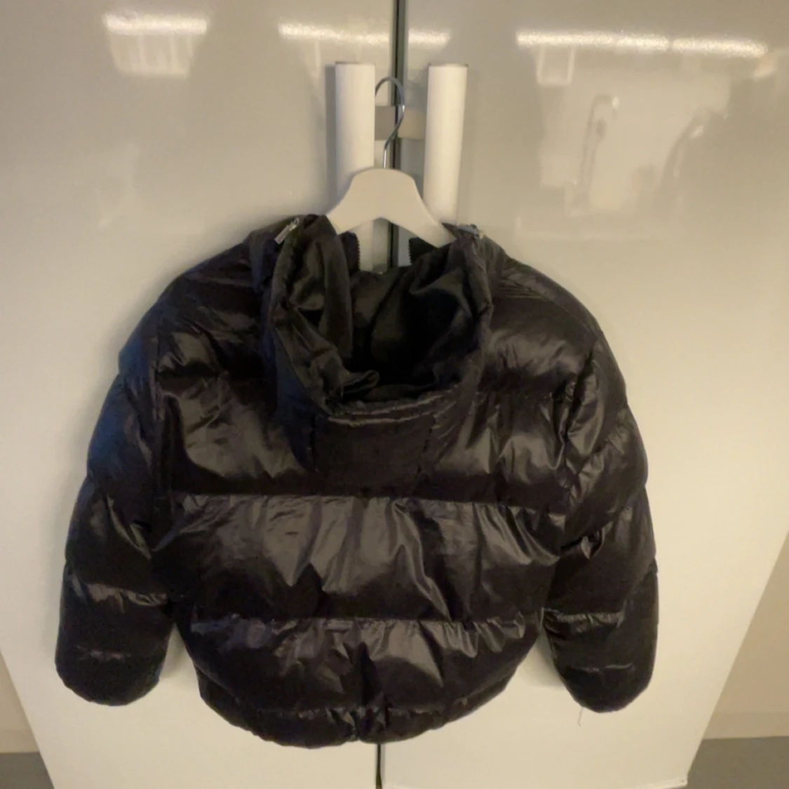 Svart pufferjacka (storlek s) - 91