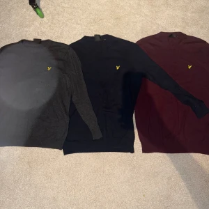 Lyve scott tröjor - Säljer tre par lyve scott tröjor då jag inte gillar de. Det är stickade och det står L men det är grympta så de passar S och M alla kostar 300 150kr st skriv för fler bilder