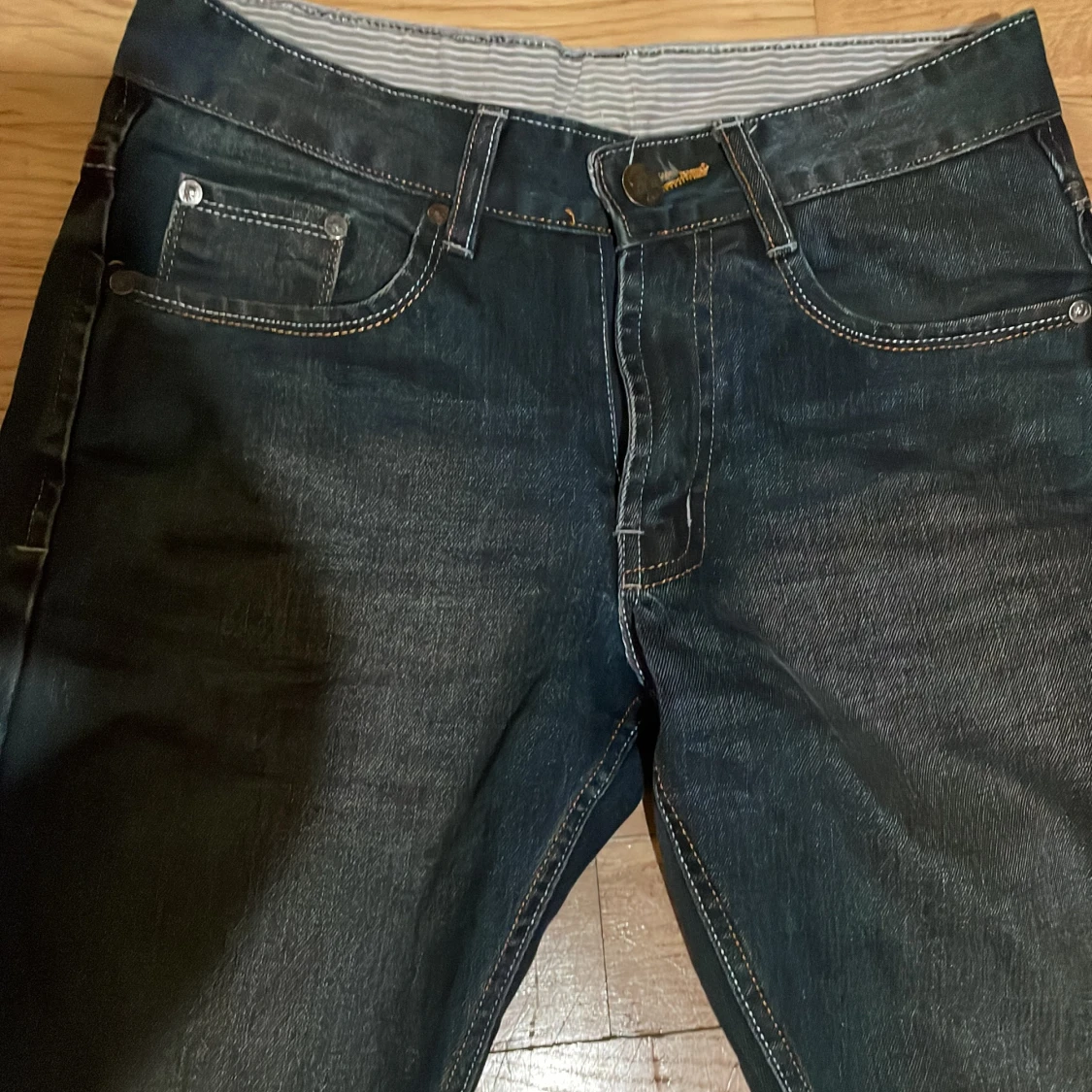 Mörkblå jeansbyxor från Lee - 3