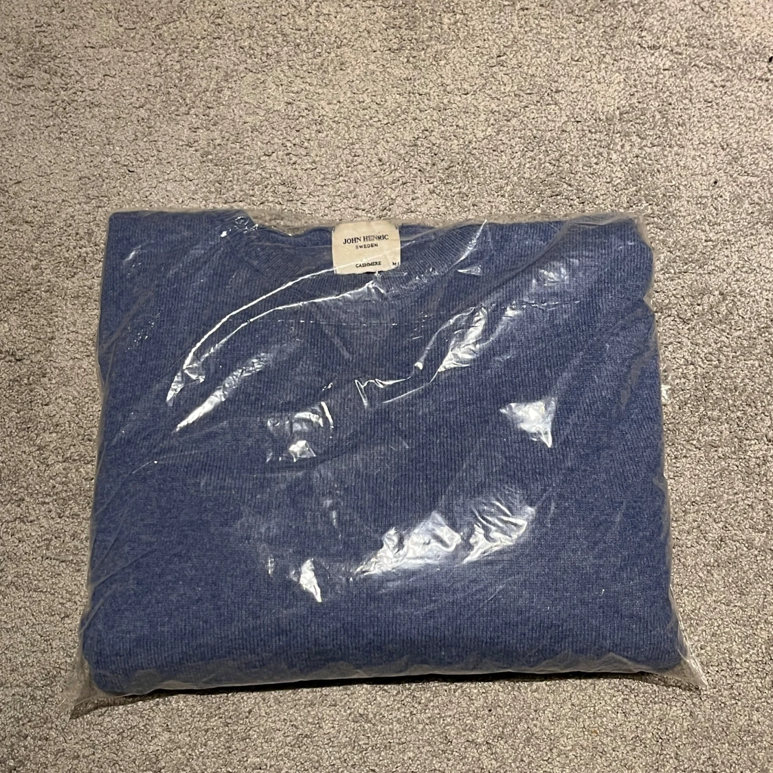 Blå kashmirtröja från John Henric - 3