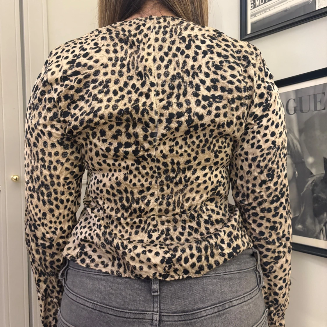 Leopardmönstrad topp - 91