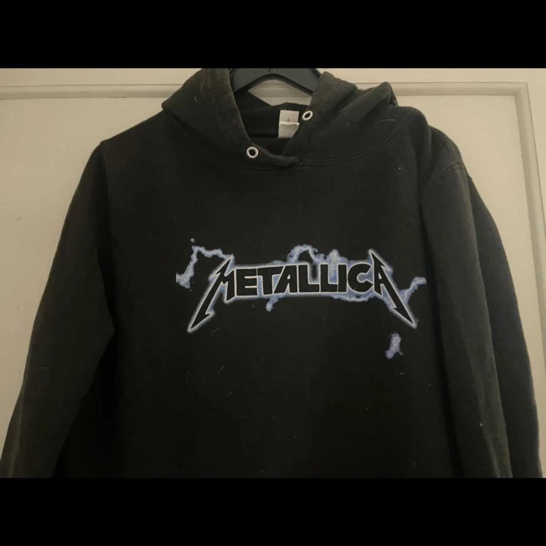Svart Metallica hoodie från Just Hoods - 93