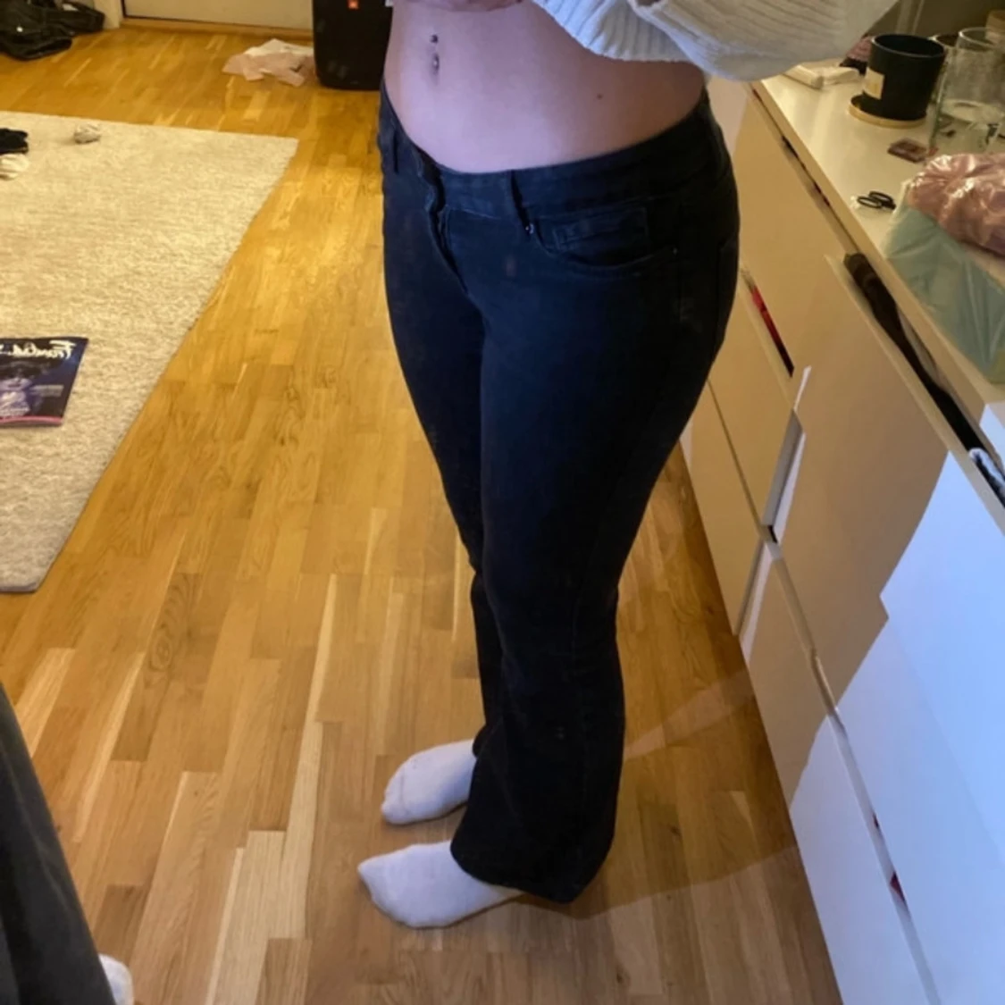 Låg midjade jeans - 90