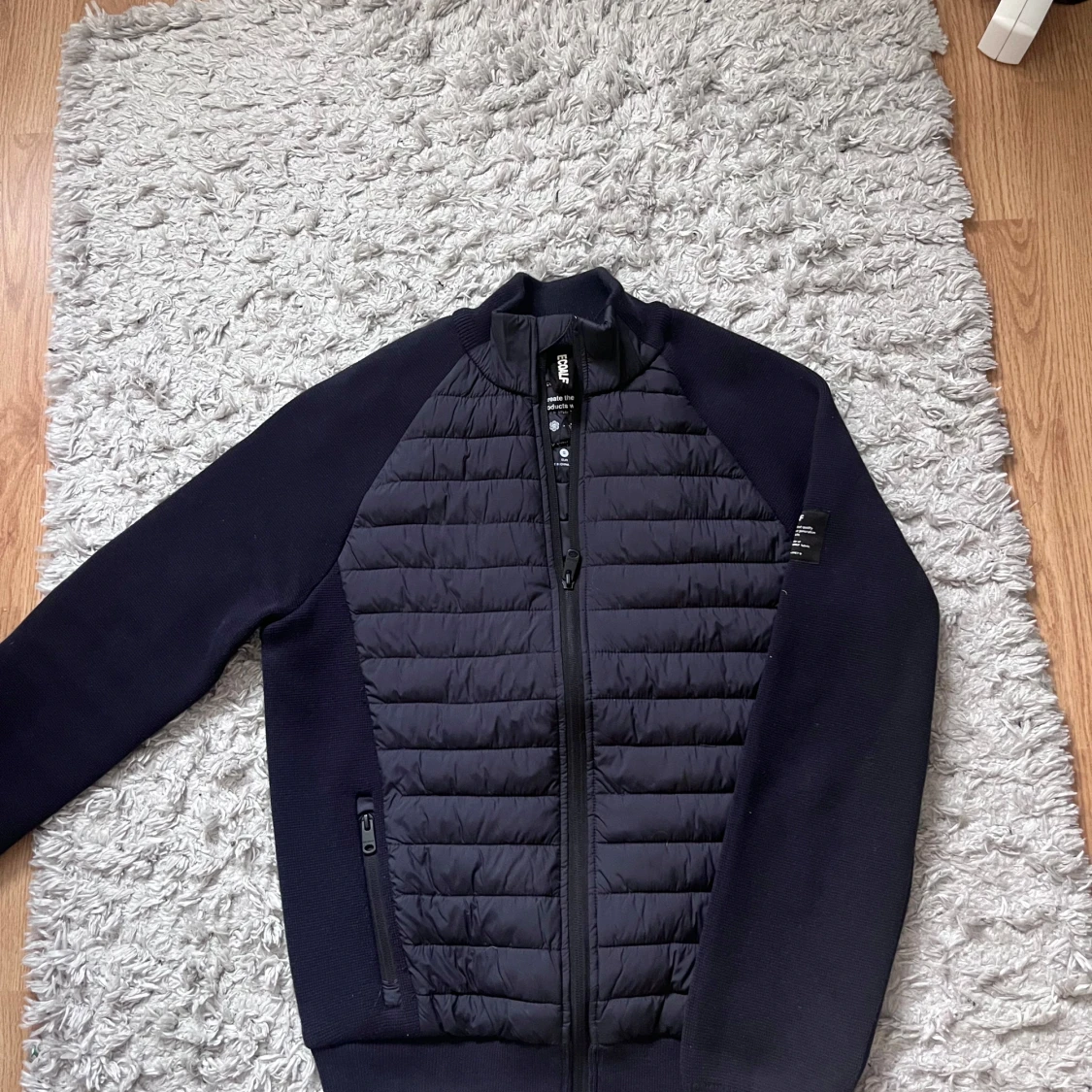 Mörkblå cardigan - 90