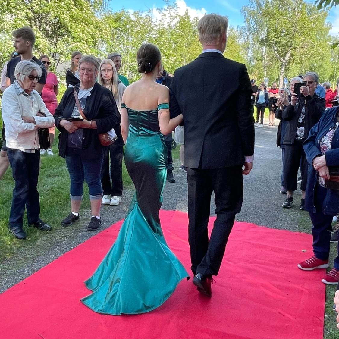 Grön balklänning - 2