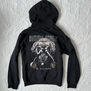 Alternativ hoodie med tryck - Fraktar eller möts upp! Har målafärg på baksidan märks inte dock, se bild! Köpt för 650kr på blue fox