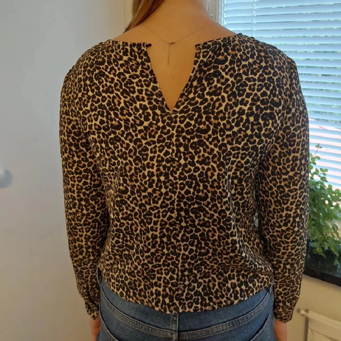 Snygg leopardmönstrad blus!! - 91