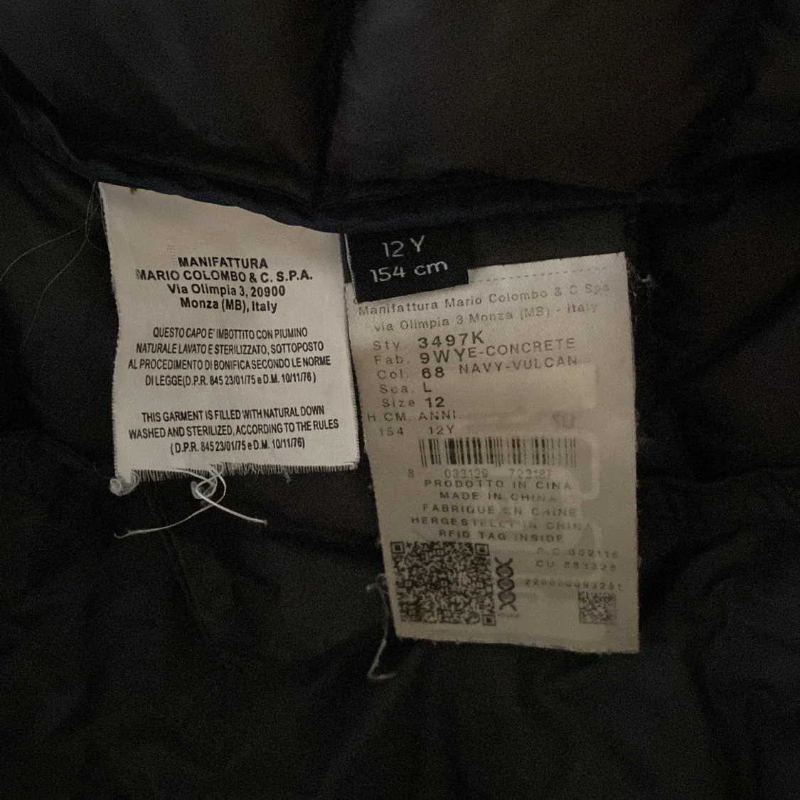 Mörkblå dunjacka från Colmar - 92