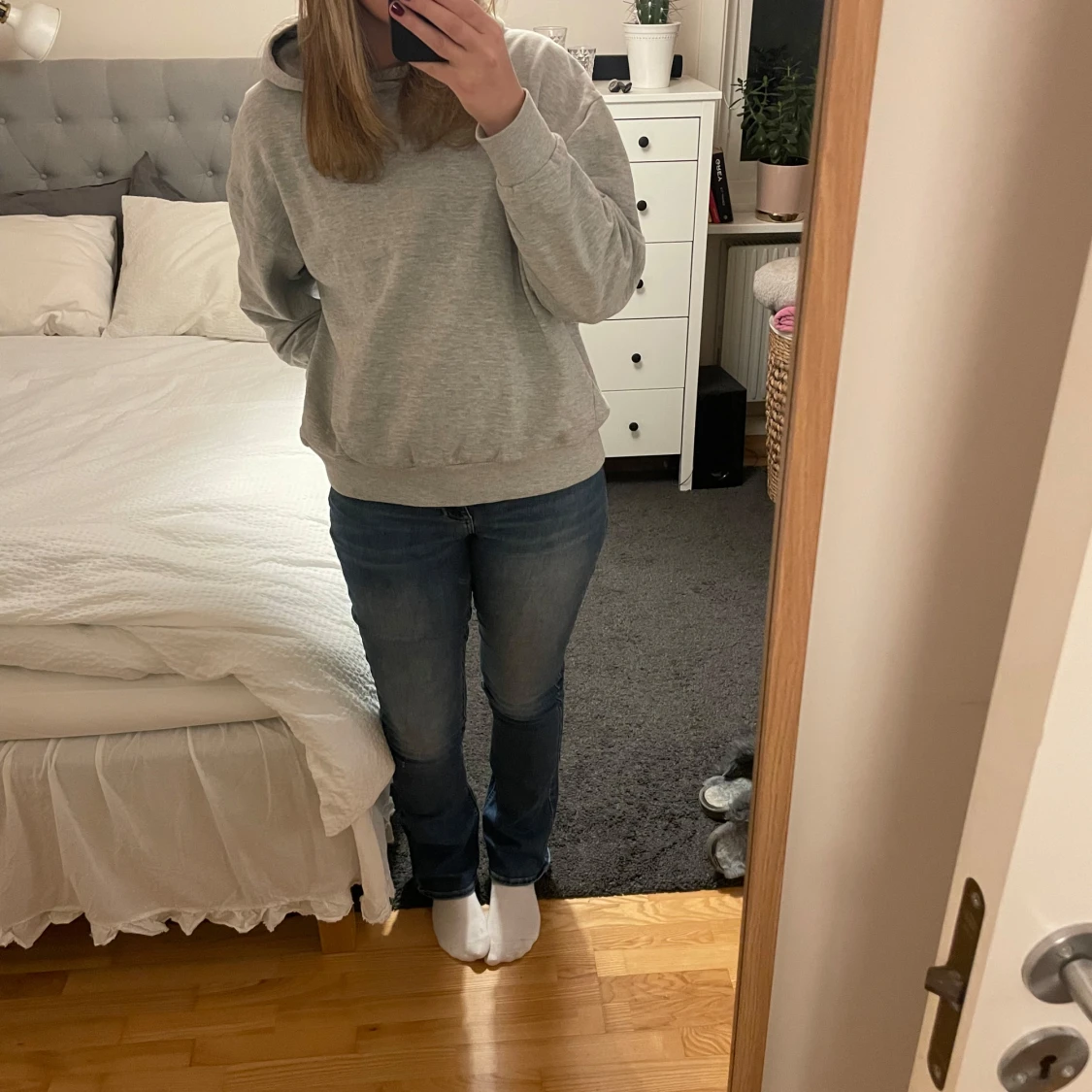 Blå bootcut jeans från ONLY - 90