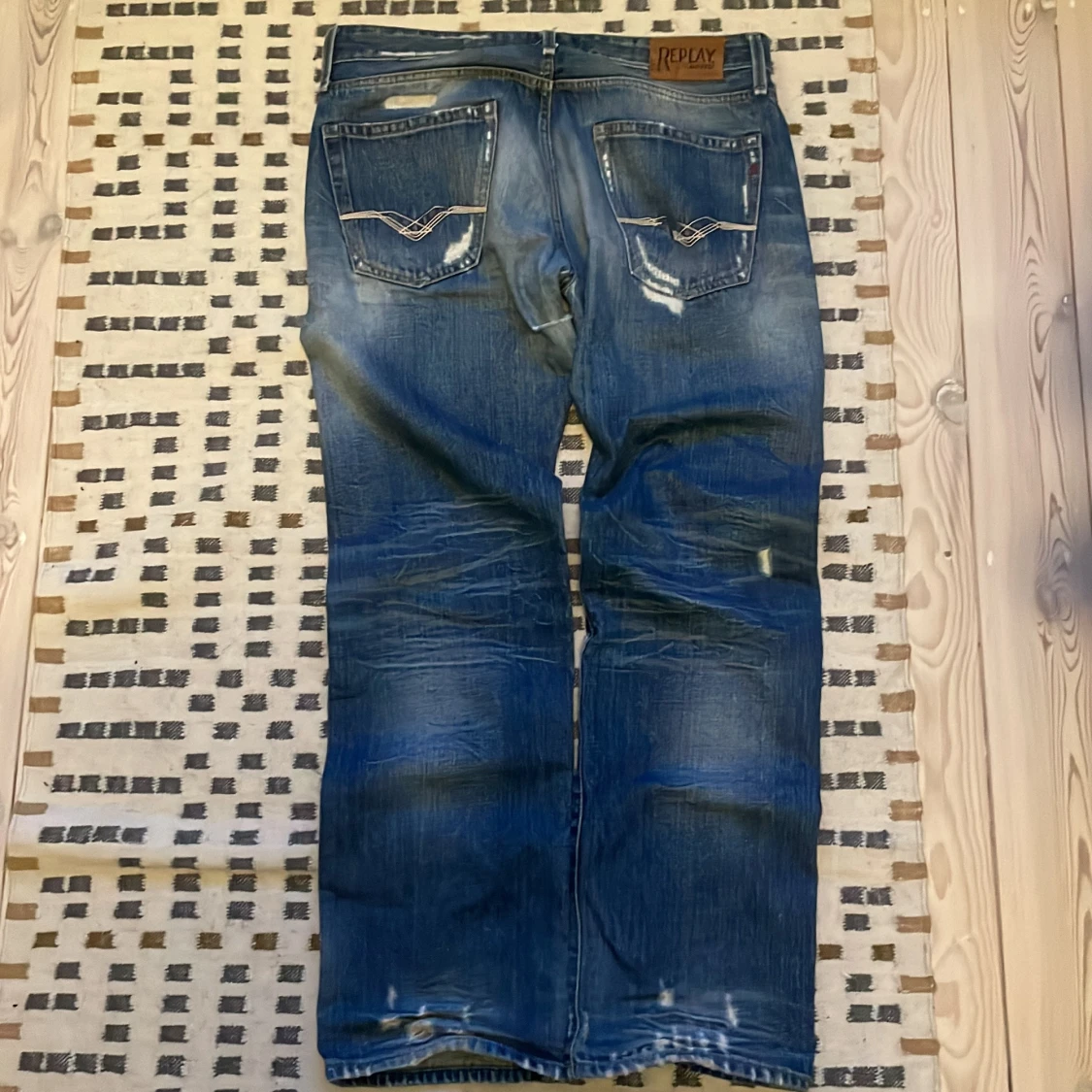 Blå jeansbyxor från Replay - 2