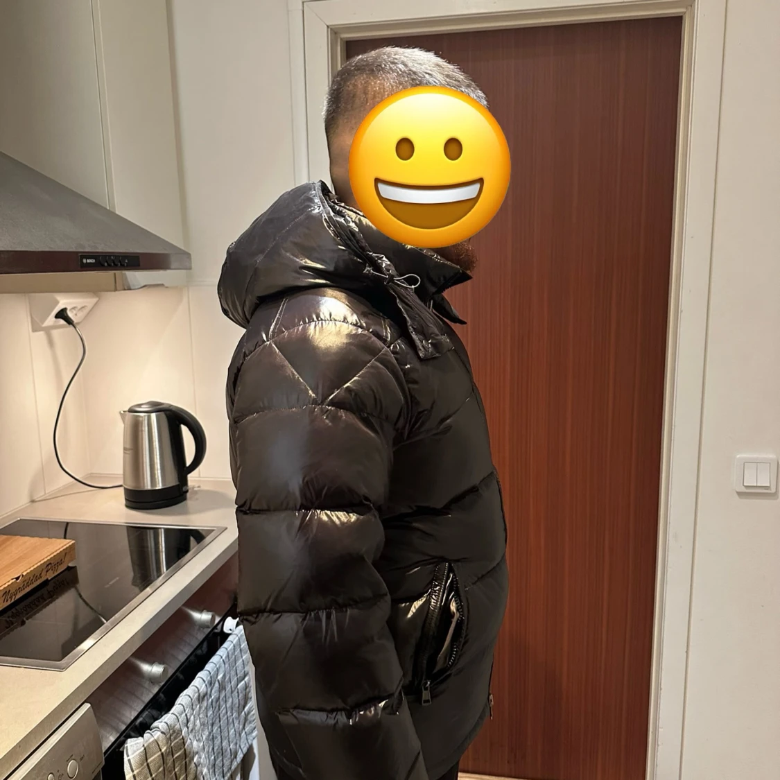 Svart dunjacka från Moncler - 2