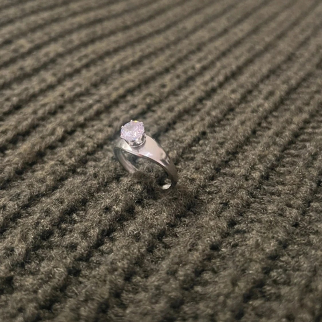 Oval Essence - Silver Ring with Stone