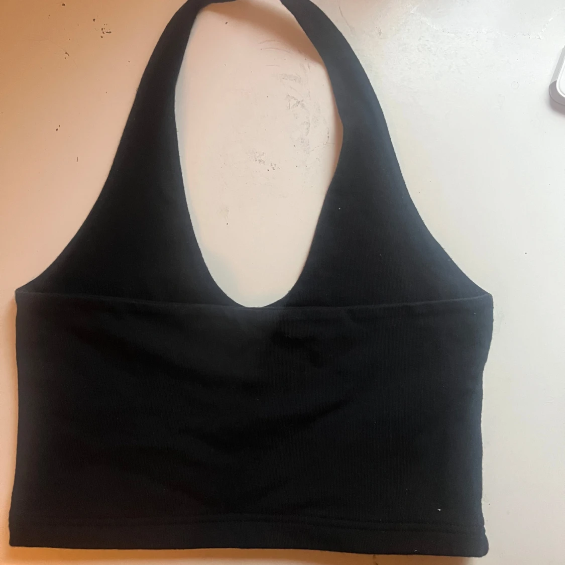 Svart ärmlös topp - 90