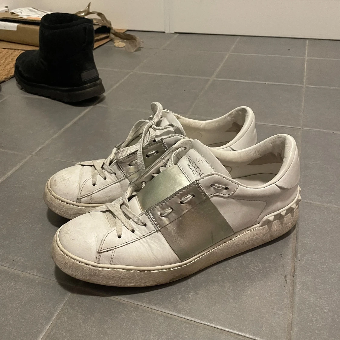 valentino open silver - 90