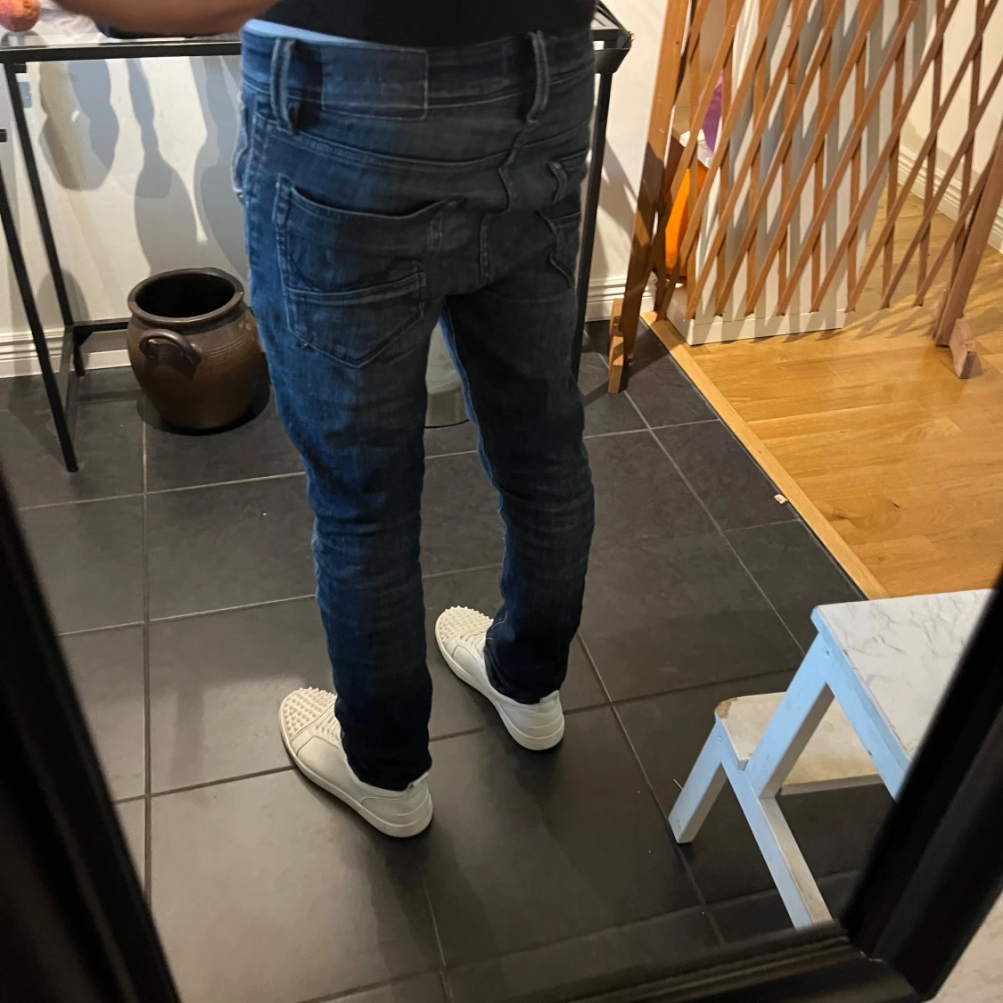 Mörk blå jeans - 91