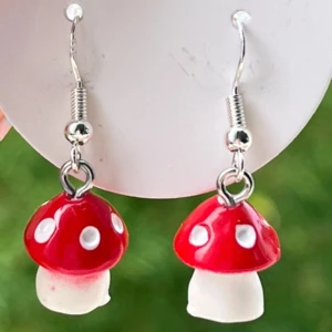 Mushroom earrings  - Handmade mushroom earrings.🎀