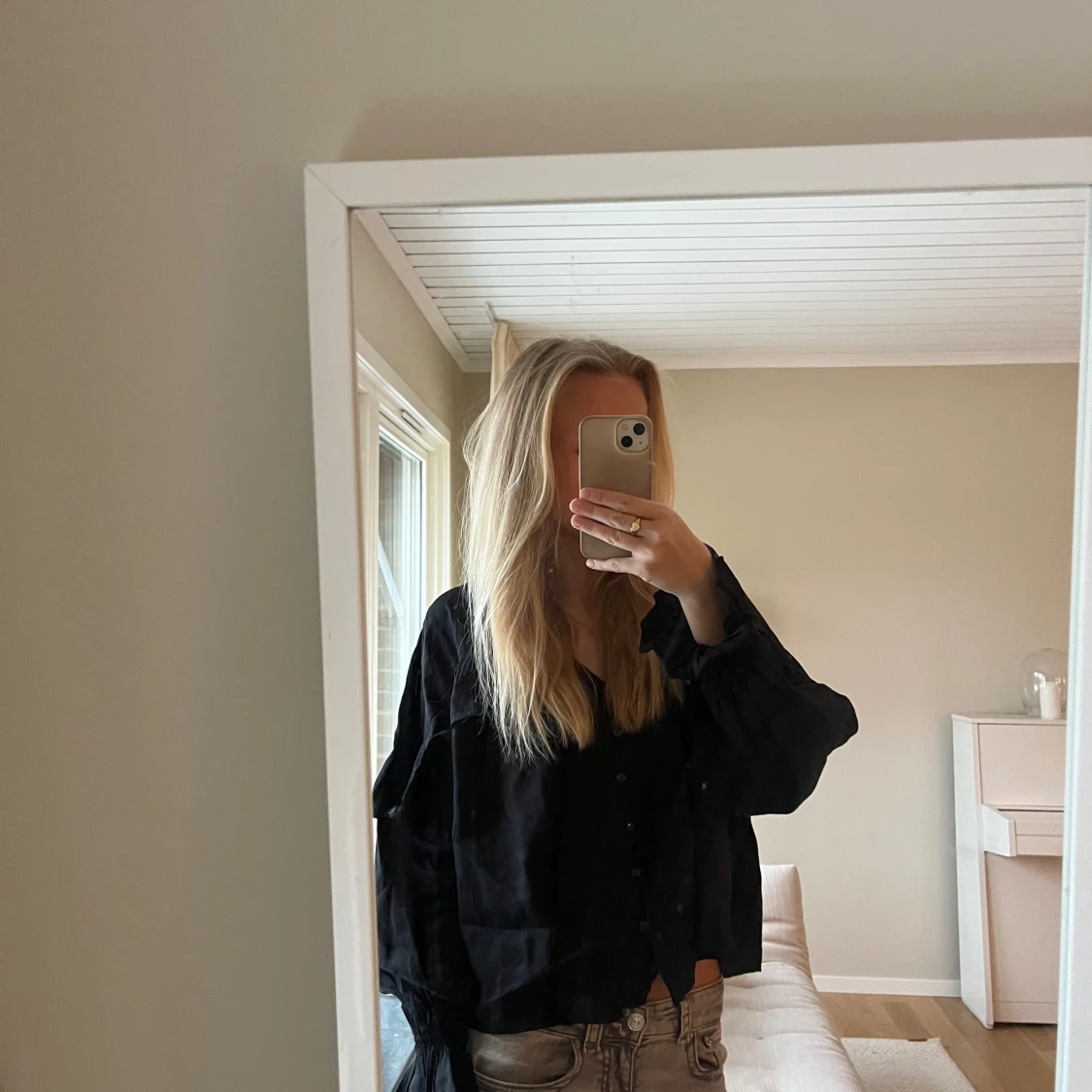 Svart blus från Lindex - 90