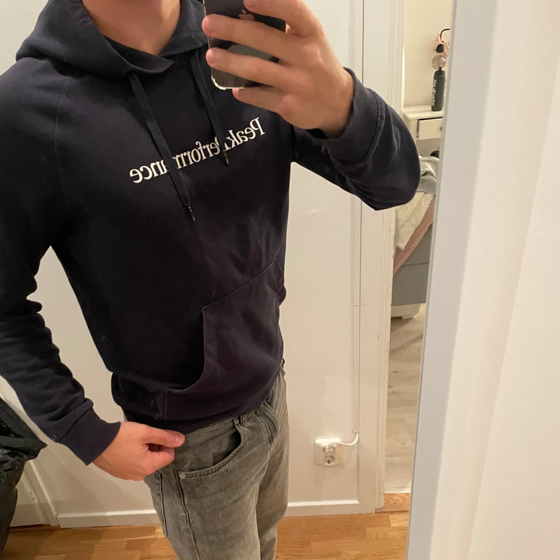 Blå Peak performance hoodie  - 2