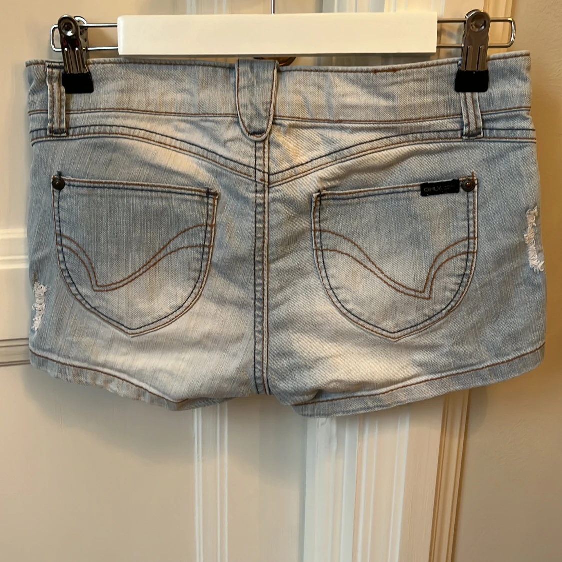 Ljusblå jeansshorts  - 1