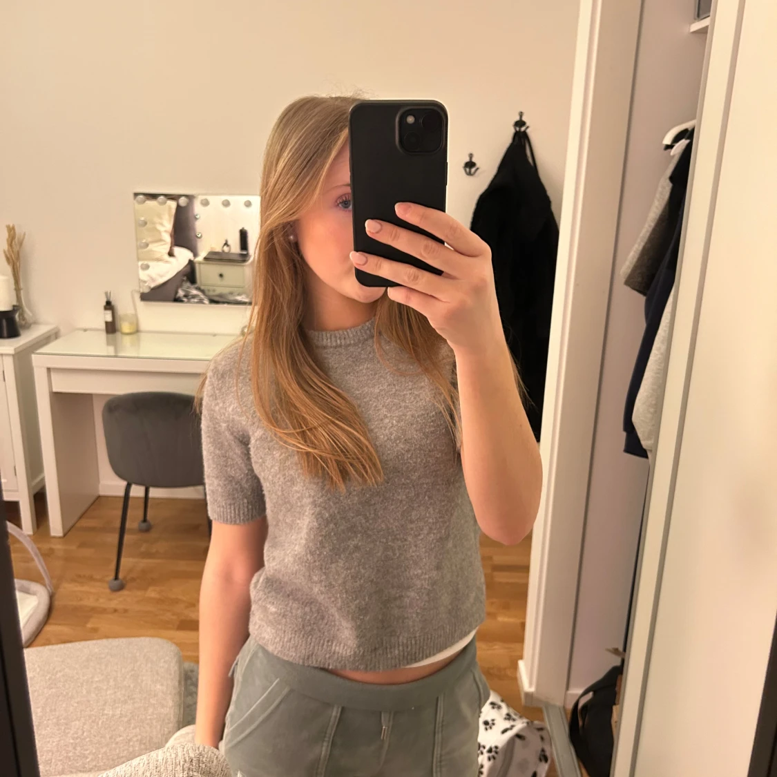 Stickad t-shirt Zara - 2