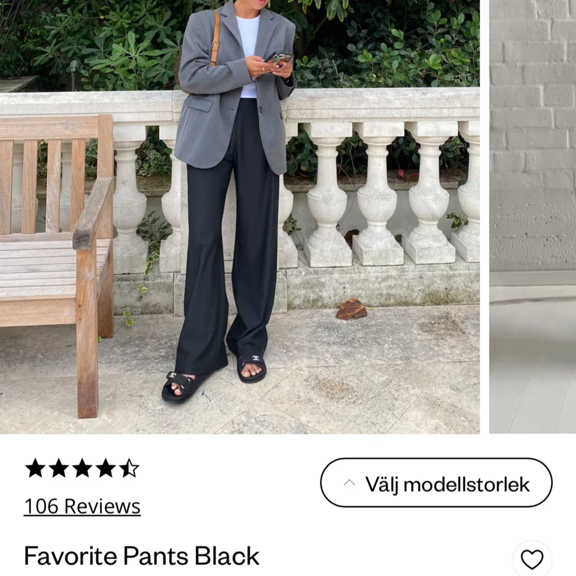 Svarta byxor från Djerf Avenue - 3