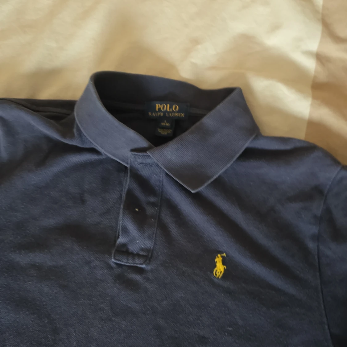Mörkblå pikétröja från Ralph Lauren - 1