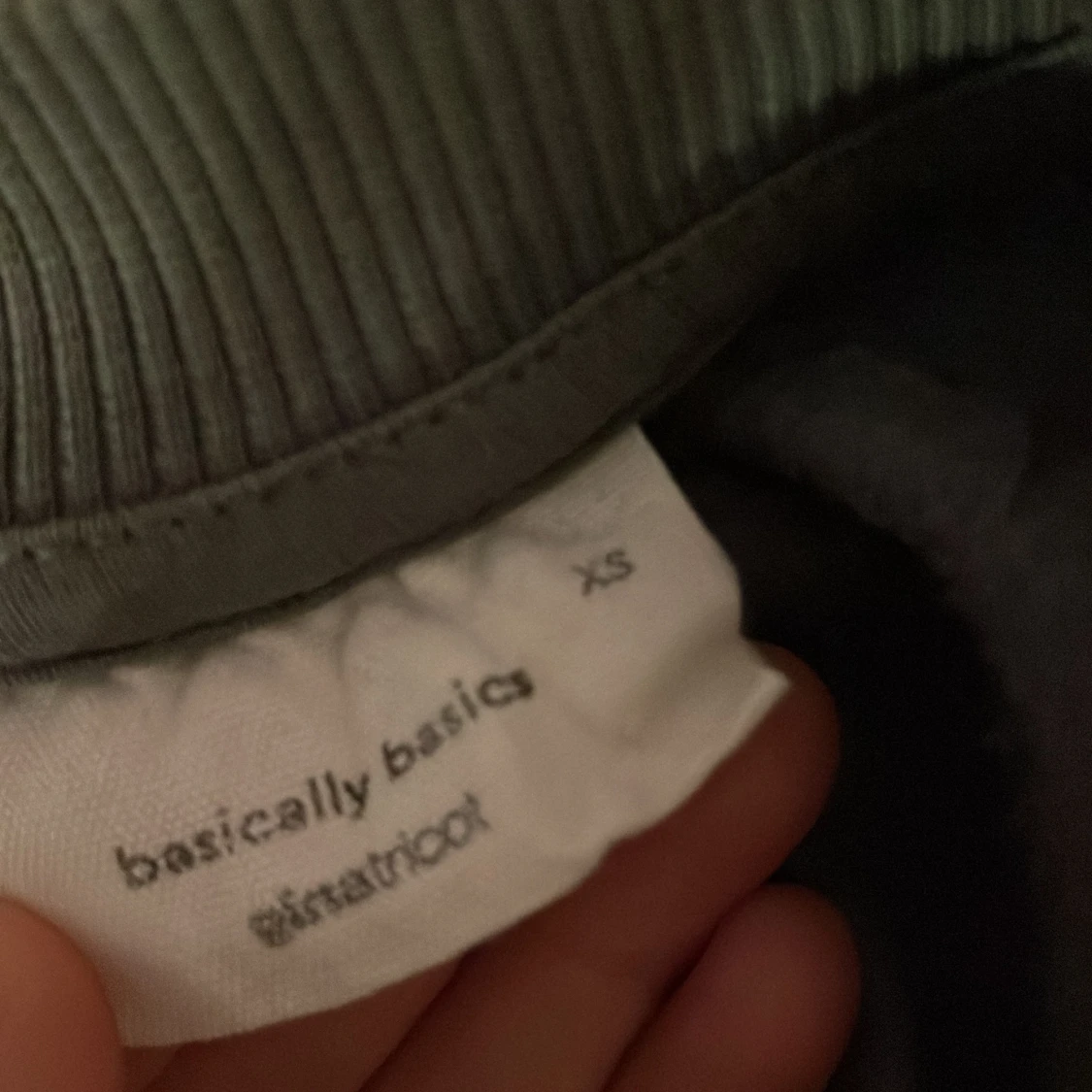 Mörkgrön tjocktröja - 93