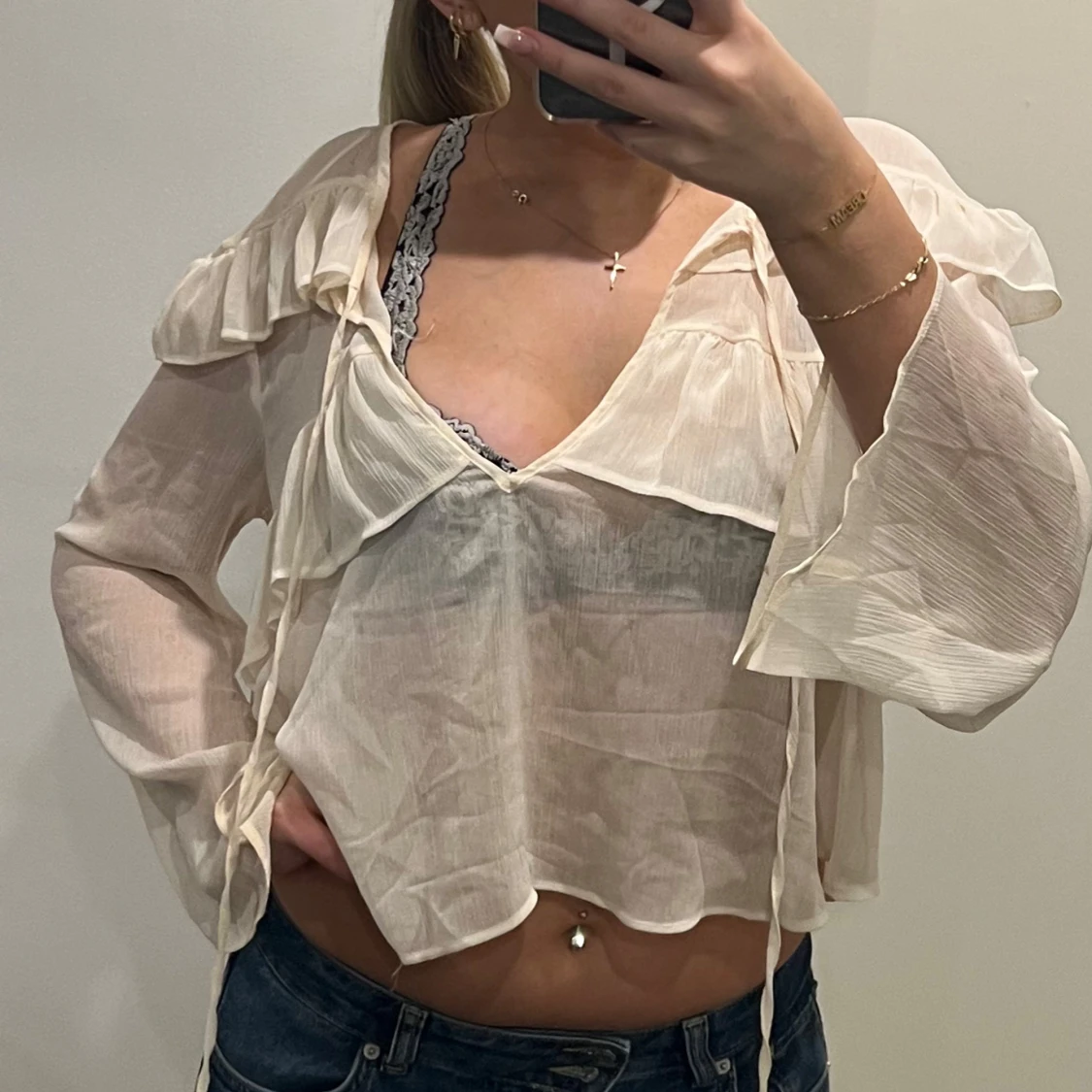 see-throught blouse - 2