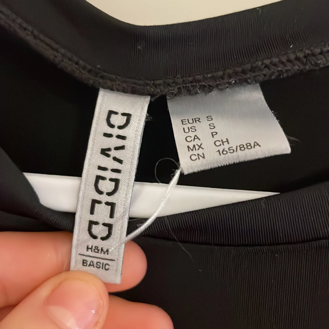 Svart långärmad topp från H&M Divided - 1