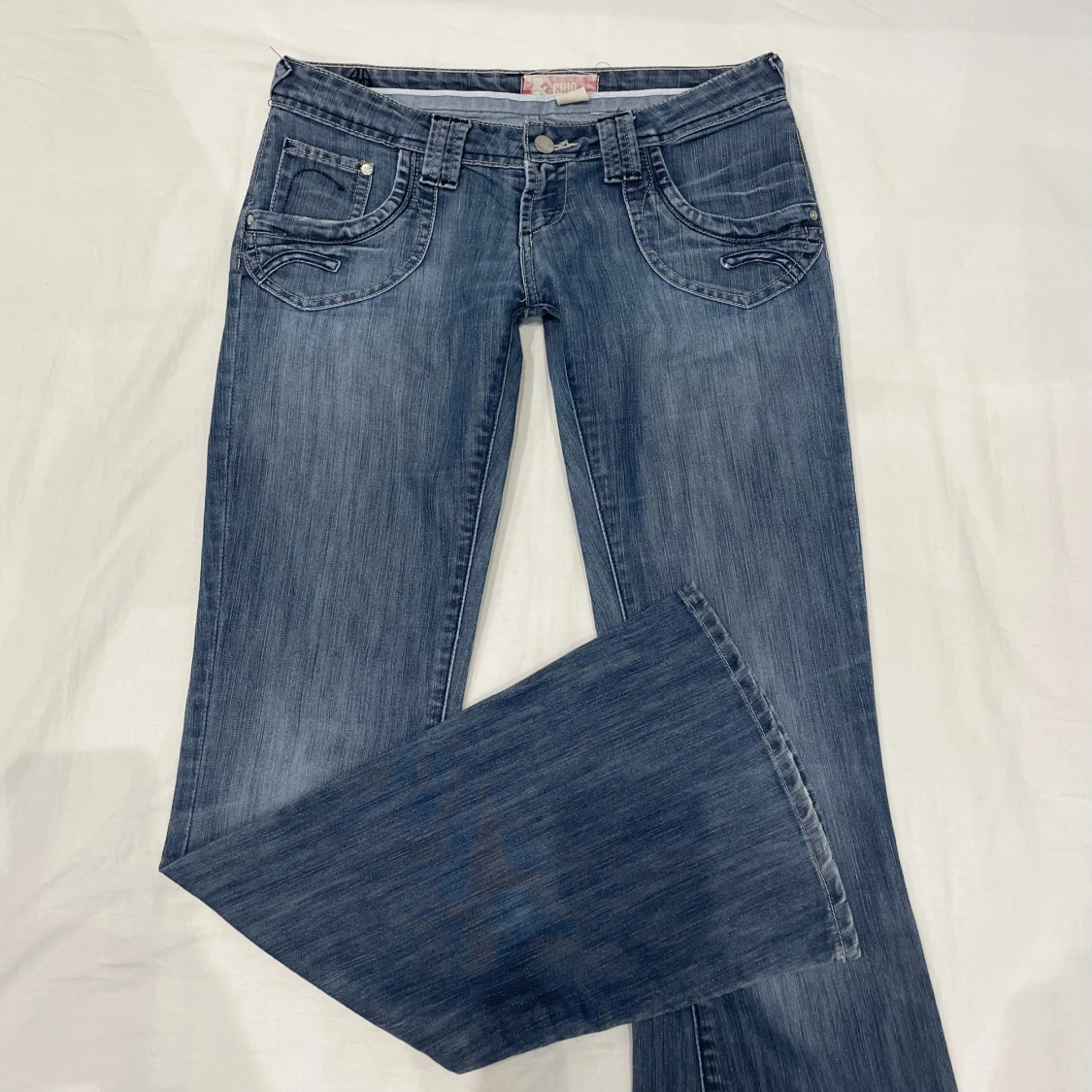Lågmidjade bootcut jeans🤩 - 3