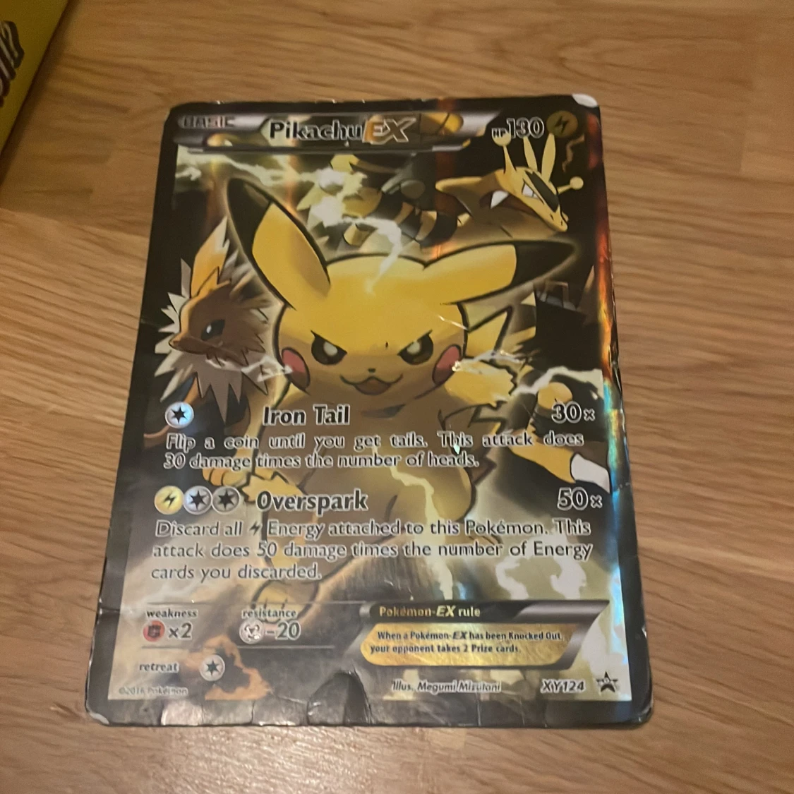Pikachu EX Pokémonkort